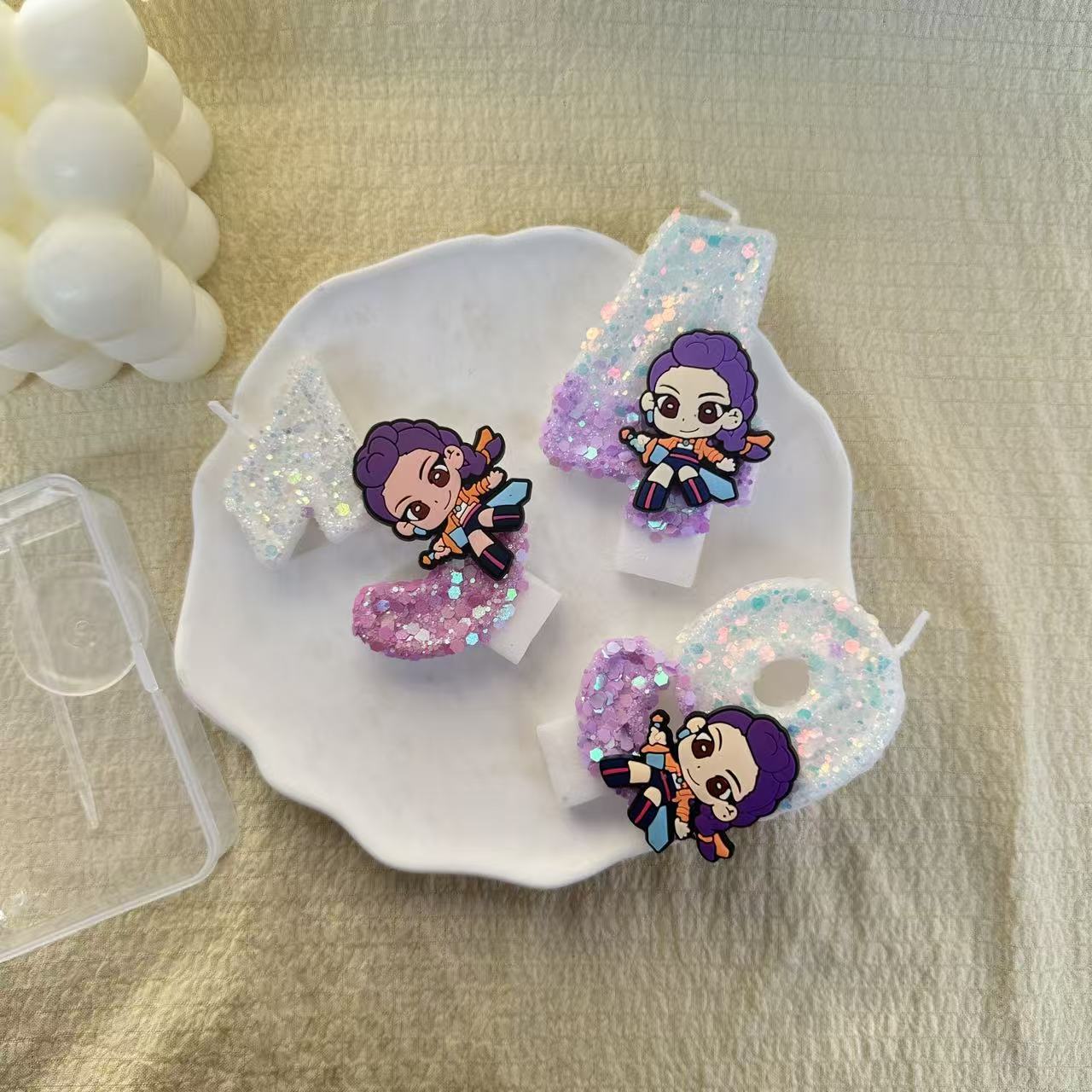 Event Supplies - 마녀 사냥꾼 그룹 생일 숫자 캔들