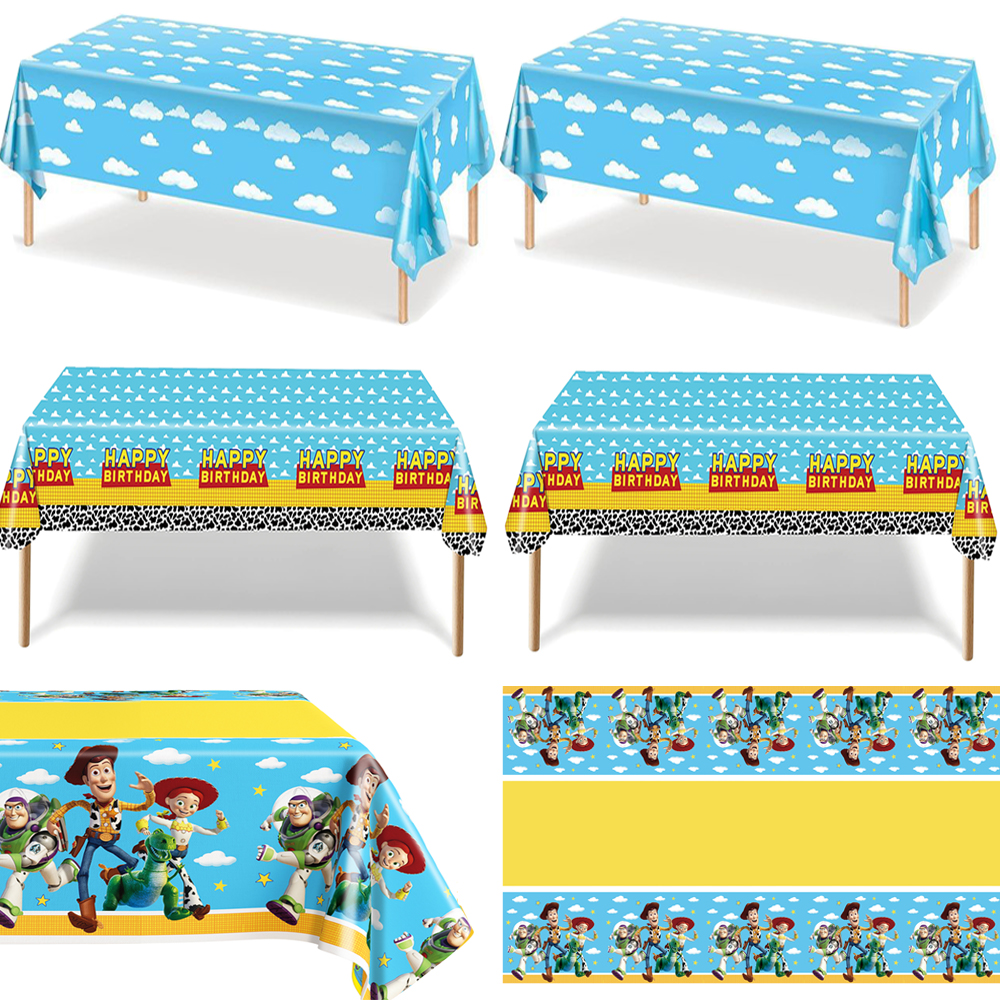 Table Cloth Disposable - Toyss 영감을 받은 생일 파티 스토리