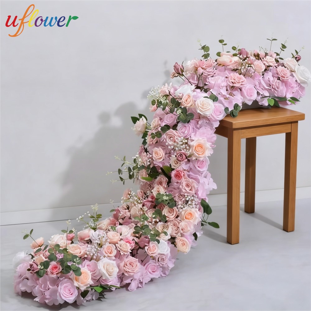Flower Wall Panel - Uflower 조화 꽃줄 장식 웨딩 장식