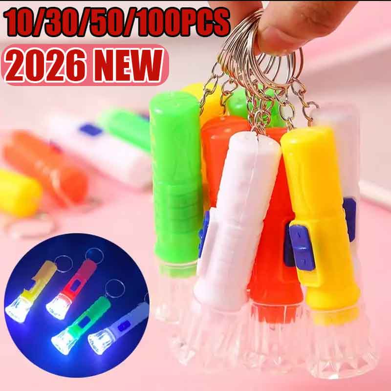 Party Favor Bag - 10/30/50/100PCS 어린이를위한 미니 어린이 LED 손전등