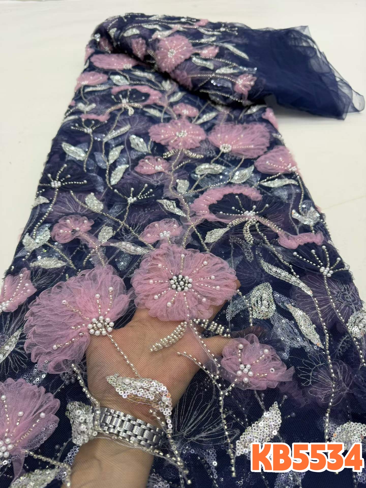 Glitter Tablecloth - YALISI 아프리카 3d 꽃 페르시 스팽글