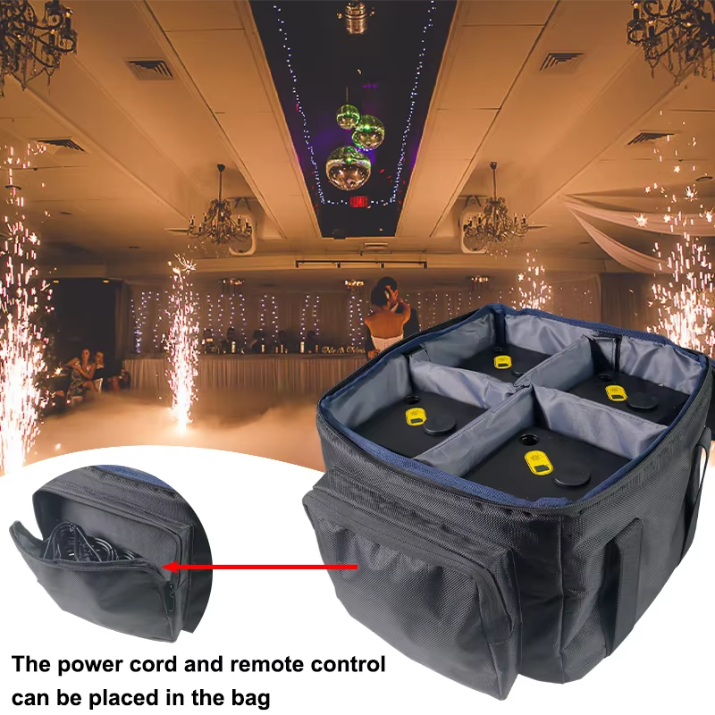 Event Party Dj - 4팩 350W 미니 콜드 스파크 머신,