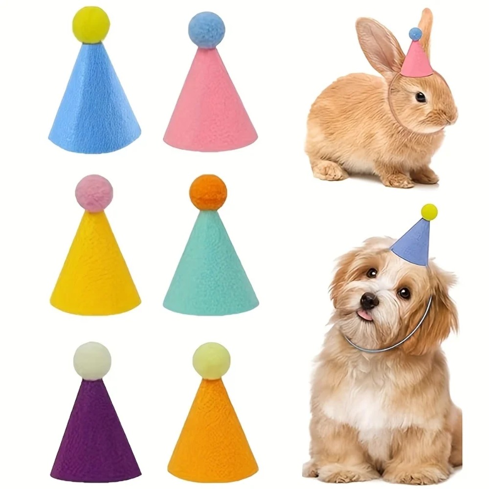 Party Hat Cone - 6개 미니 파티 모자: 생일, 결혼식,