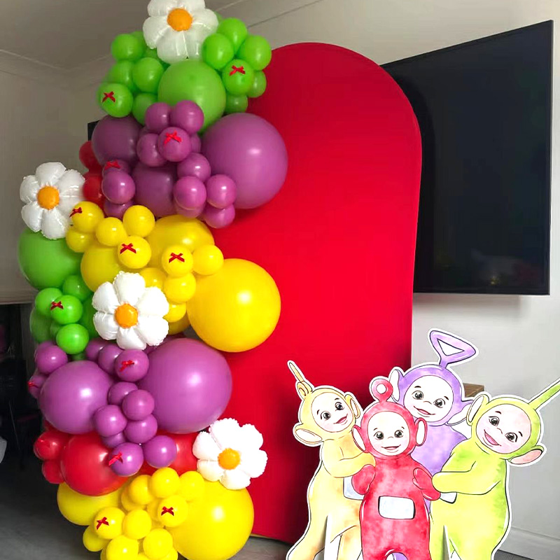 Balloon Arch Kit - 텔레토비 테마 풍선 아치 체인 포일