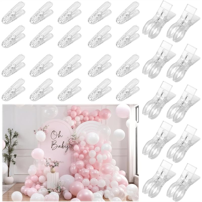 Balloon Arch Kit - ABBP-30 팩 풍선 아치 클립 10개