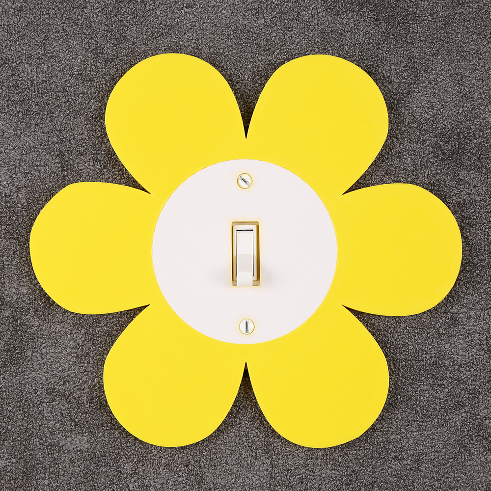 Flower Wall Panel - 국경을 넘는 꽃 모양 스위치 패널