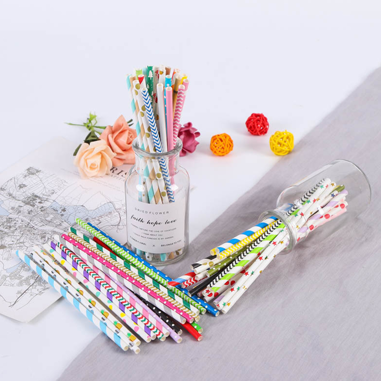다채로운 일회용 종이 빨대, 마시는 빨대 주스, 어린이 - Paper Straw Color 리뷰 및 가격