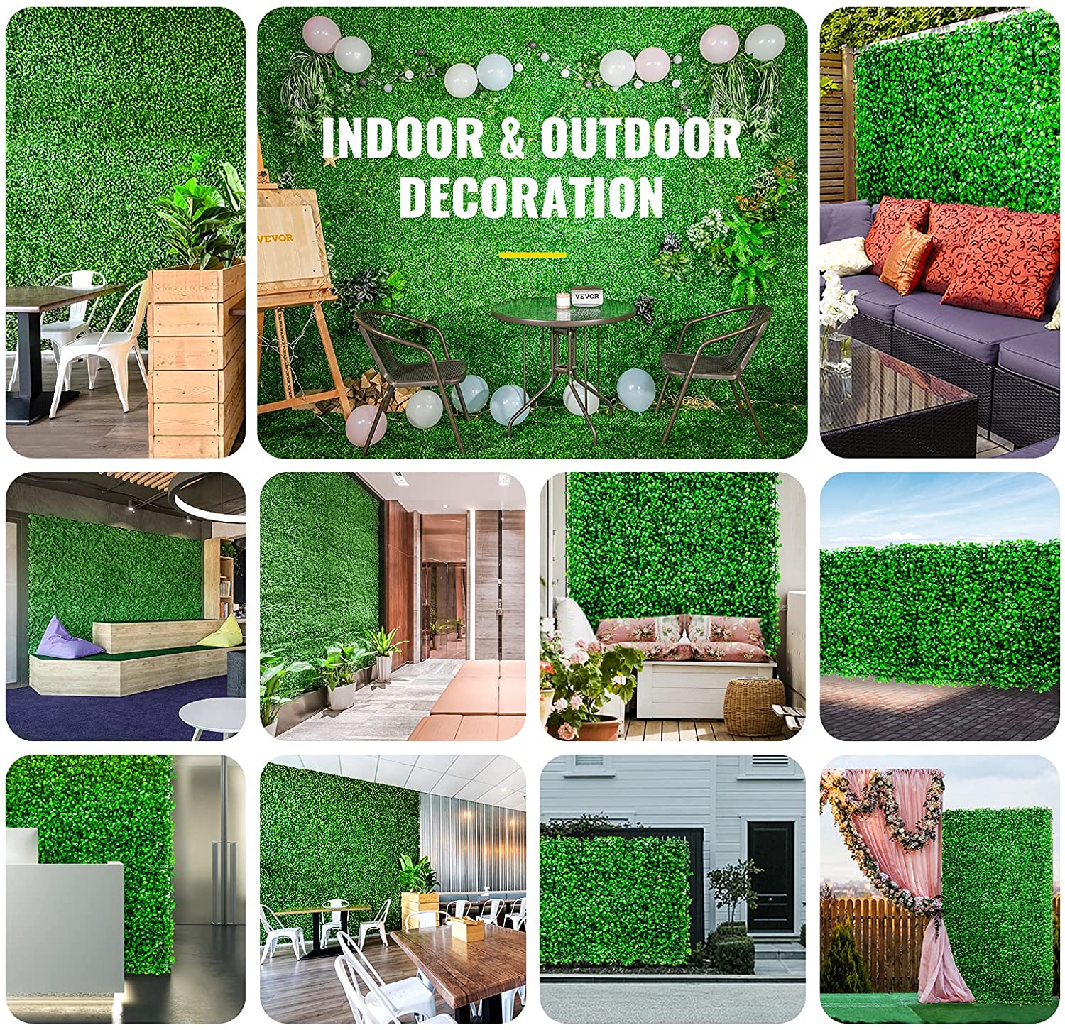 SucceBuy 인공 식물 벽 장식 회양목 울타리 벽  - Flower Wall Panel 리뷰 및 가격