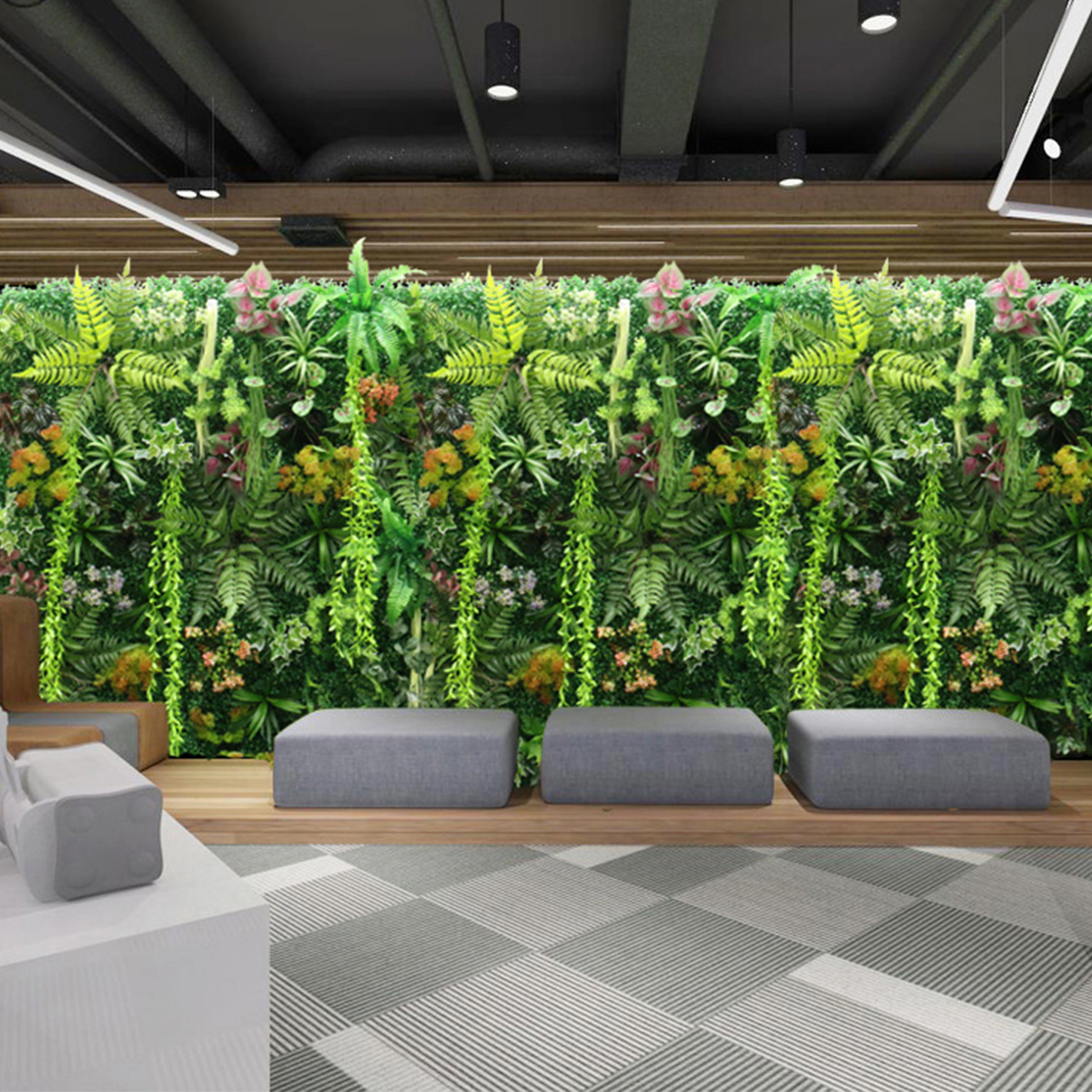 인공 식물 벽 플라스틱 걸이형 잔디 배경 벽 패널 가짜 - Flower Wall Panel 리뷰 및 가격