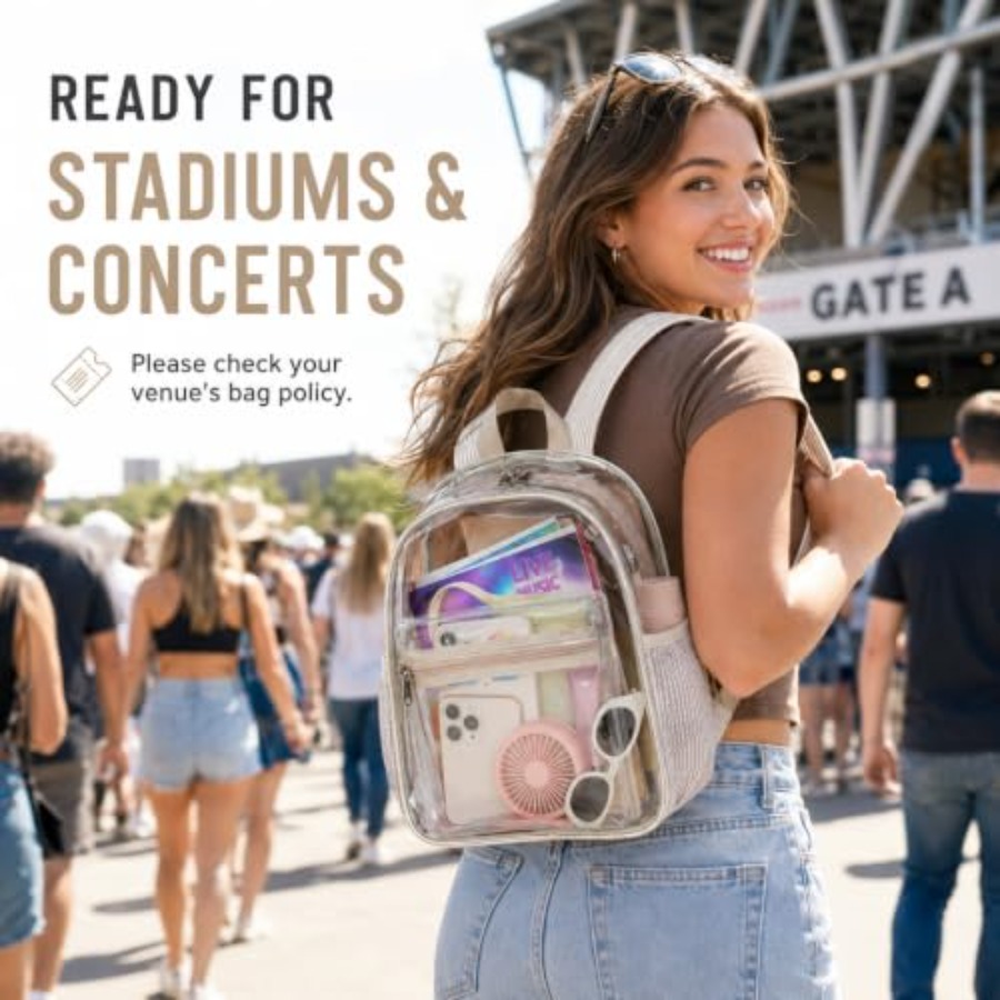 경기장 행사용 미니 투명 백팩, 12 x 9 x 5인치 - Event & Party Supply 리뷰 및 가격
