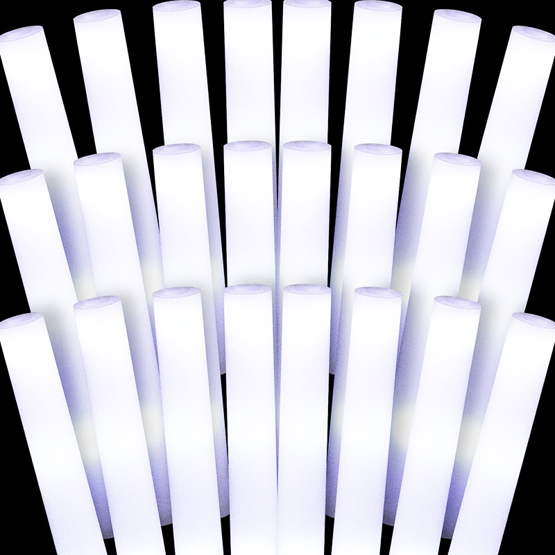 30Pcs LED 폼 스틱 화이트 라이트 글로우 스틱  - Centerpiece Stick 리뷰 및 가격
