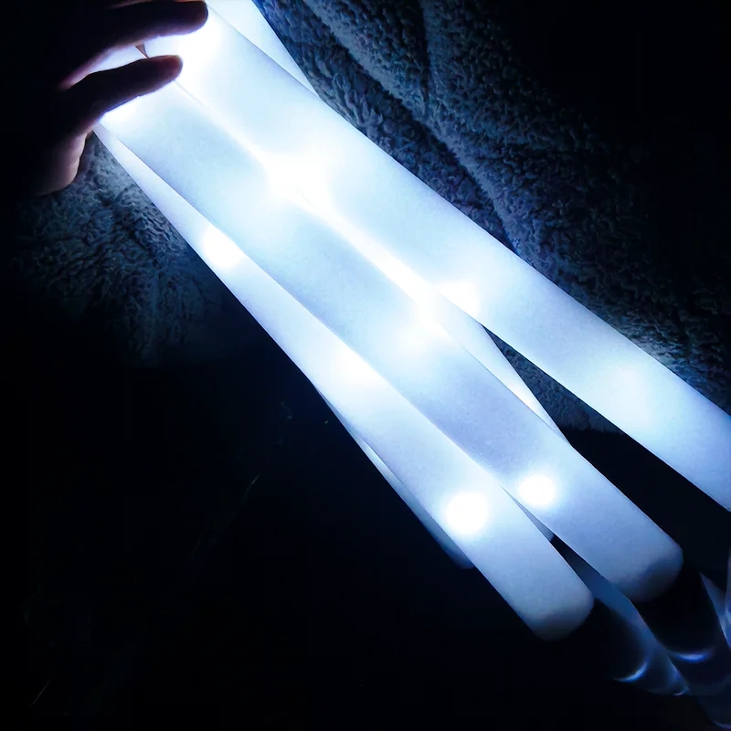 30Pcs LED 폼 스틱 화이트 라이트 글로우 스틱  - Centerpiece Stick 리뷰 및 가격