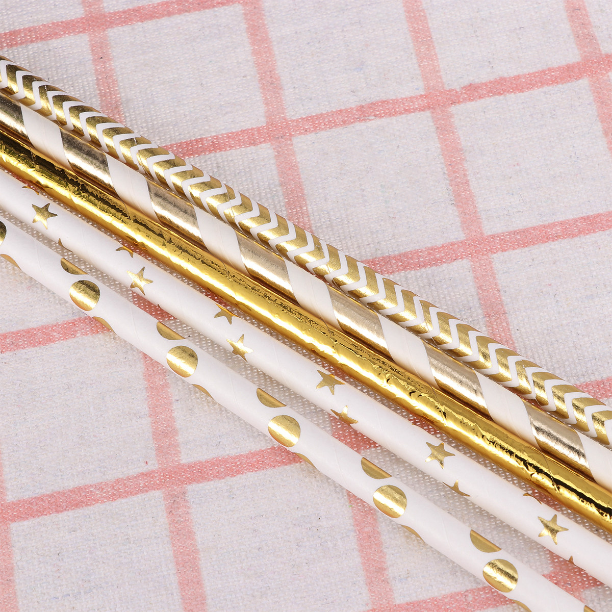 50개입 하트 모양 종이 빨대 생분해성 일회용 글리터  - Paper Straw Color 리뷰 및 가격