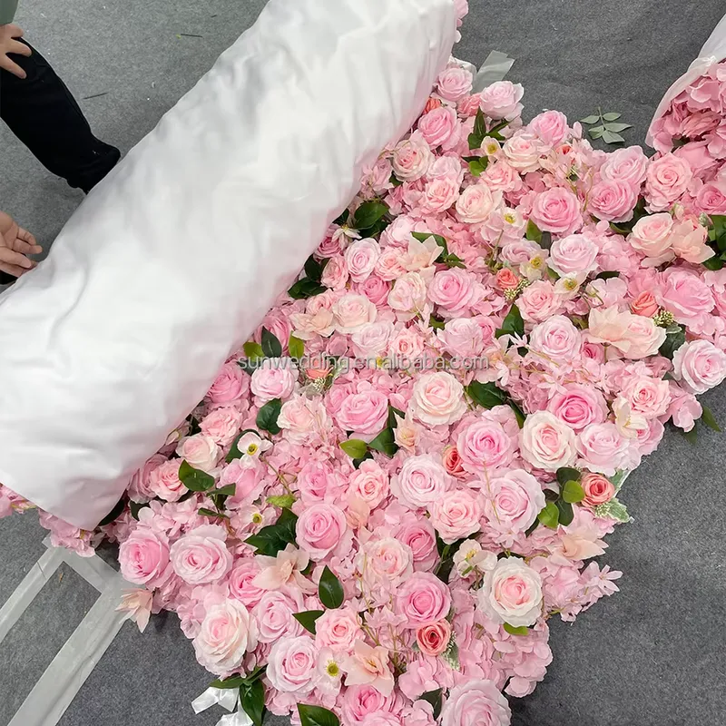 선웨딩 실크 인조 꽃벽 맞춤형 웨딩 배경 3D 장미 패 - Flower Wall Panel 리뷰 및 가격