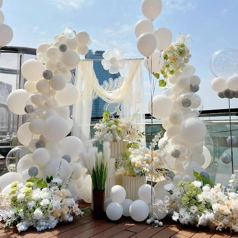 97개 화이트 라텍스 풍선 아치 키트, 화이트 풍선 가 - Balloon Arch Kit 리뷰 및 가격
