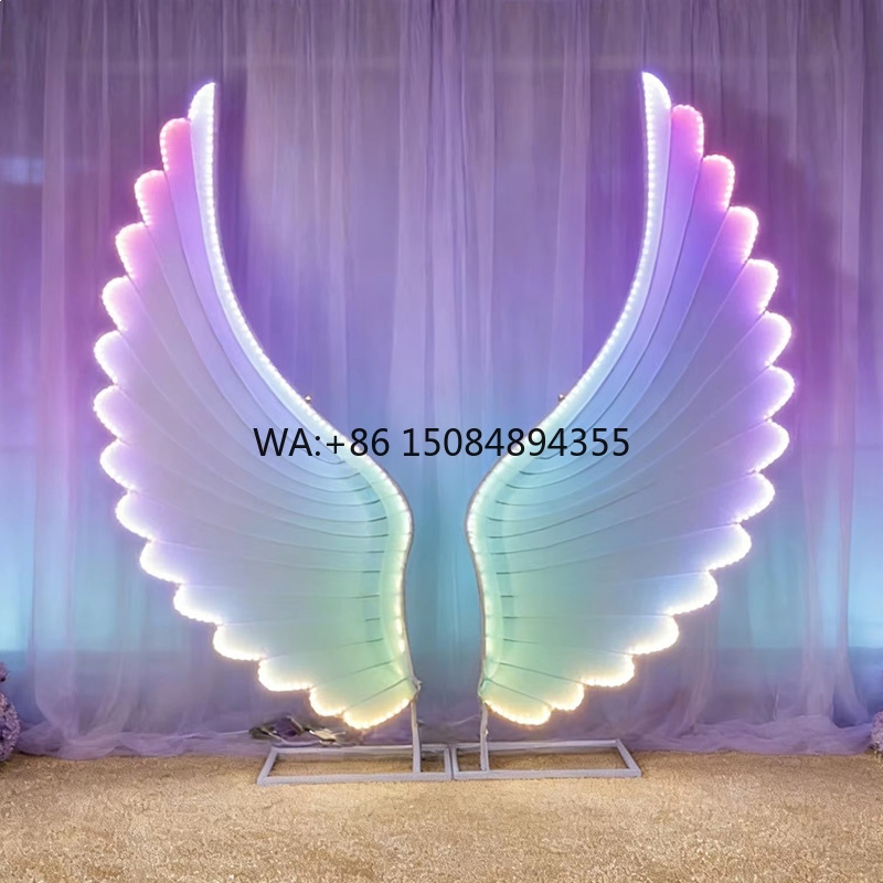 빛나는 천사 날개 조명 소품 컬러 판타지 LED 날개  - Event & Party Supply 리뷰 및 가격
