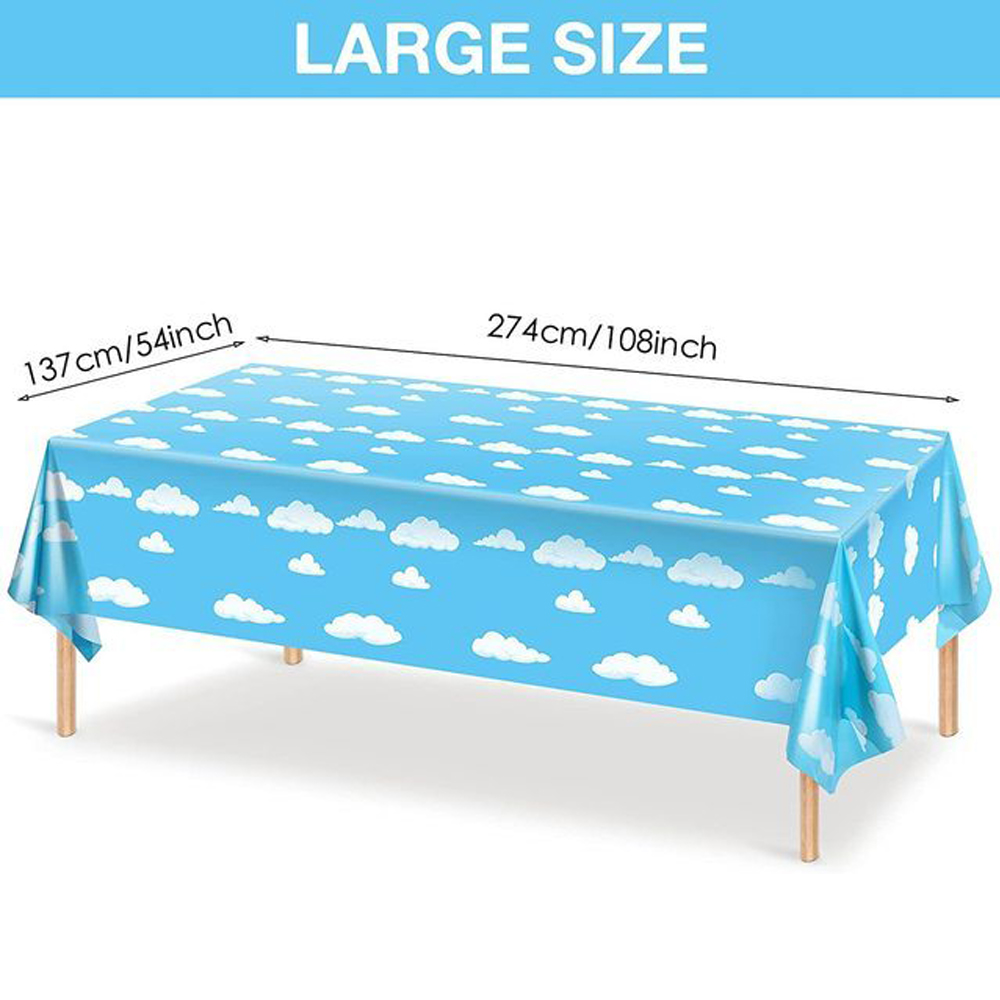 Toyss 영감을 받은 생일 파티 스토리 테이블보 암소 - Table Cloth Disposable 리뷰 및 가격