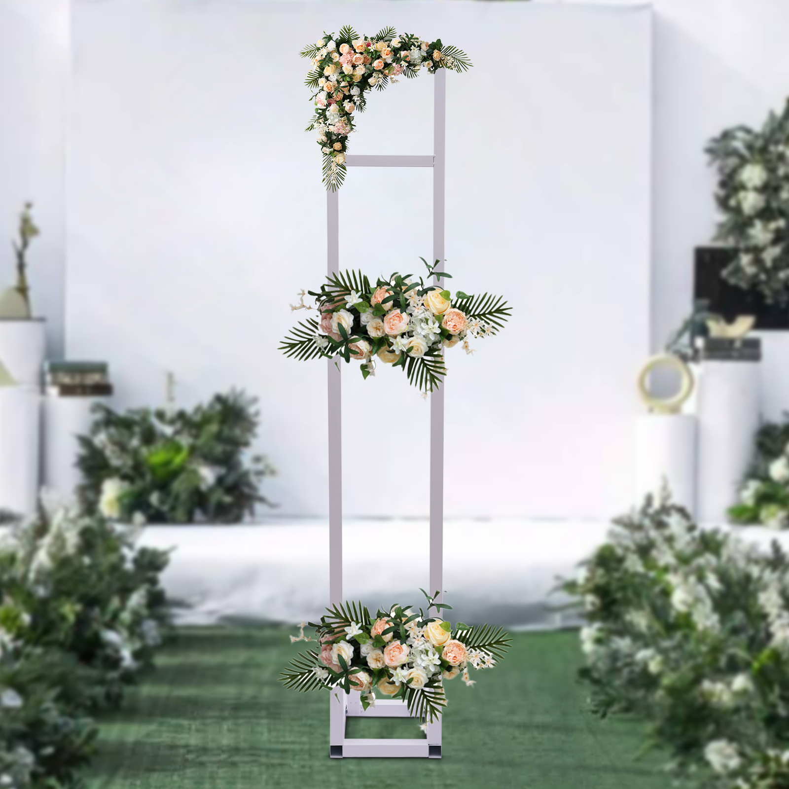 웨딩 아치 백드롭 스탠드 이벤트 디스플레이 프레임 2m - Photo Booth Frame 리뷰 및 가격