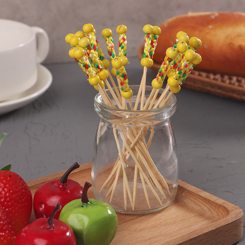100 개/갑/팩 크리 에이 티브 과일 포크 칵테일 스 - Centerpiece Stick 리뷰 및 가격