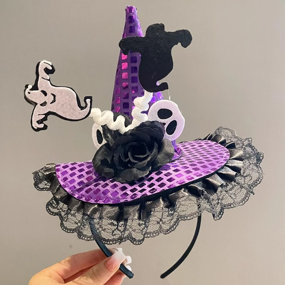개성 넘치는 거미 할로윈 마녀 모자 머리띠 유령 호박  - Party Hat Cone 리뷰 및 가격