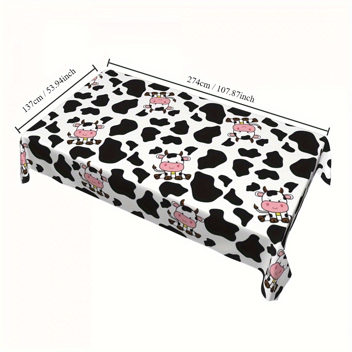 1pc 암소 농장 동물 테마 피크닉 파티 용품 일회용  - Table Cloth Disposable 리뷰 및 가격