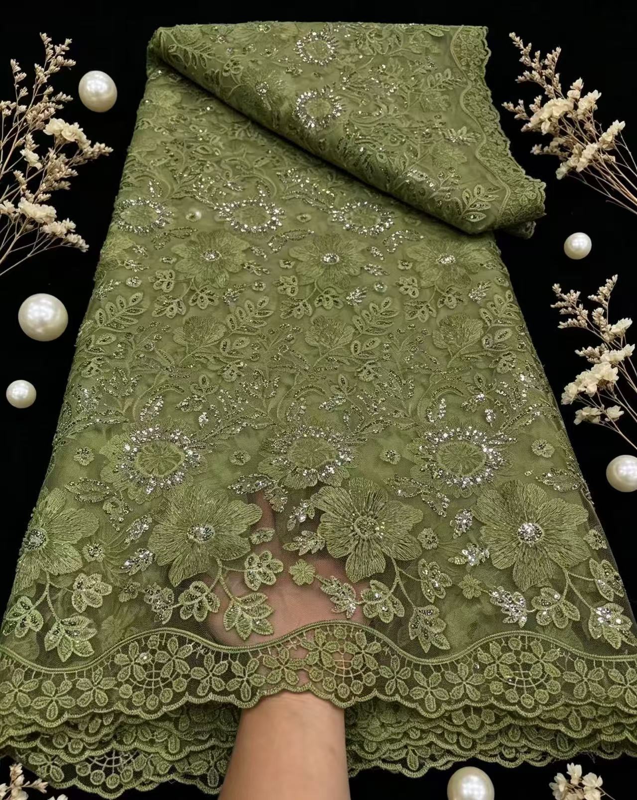 순수 프랑스어 튤 네트 스팽글 레이스 원단 고품질 20 - Glitter Tablecloth 리뷰 및 가격