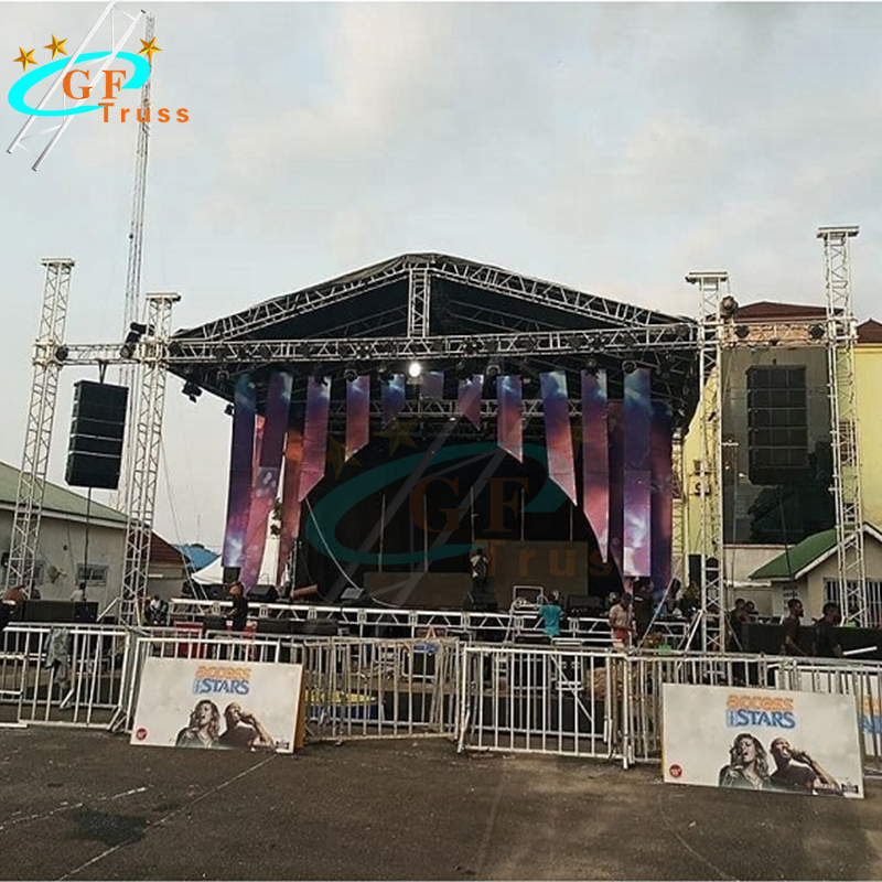 휴대용 알루미늄 합금 경량 무대 지붕 트러스 (이벤트, - Event Party Dj 리뷰 및 가격