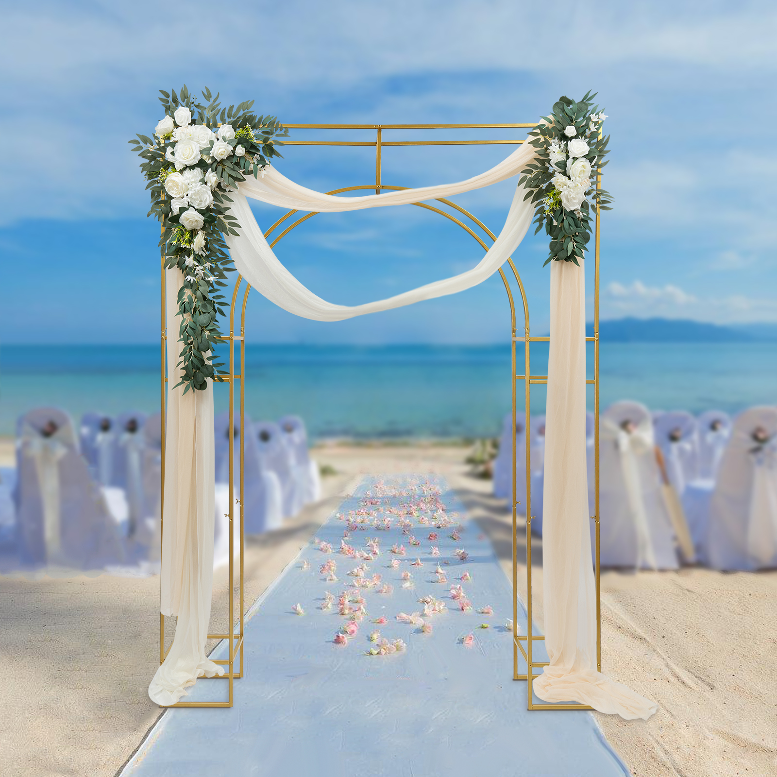 180*250cm 웨딩 아치 백드롭 스탠드 장식 백드롭 - Balloon Arch Kit 리뷰 및 가격