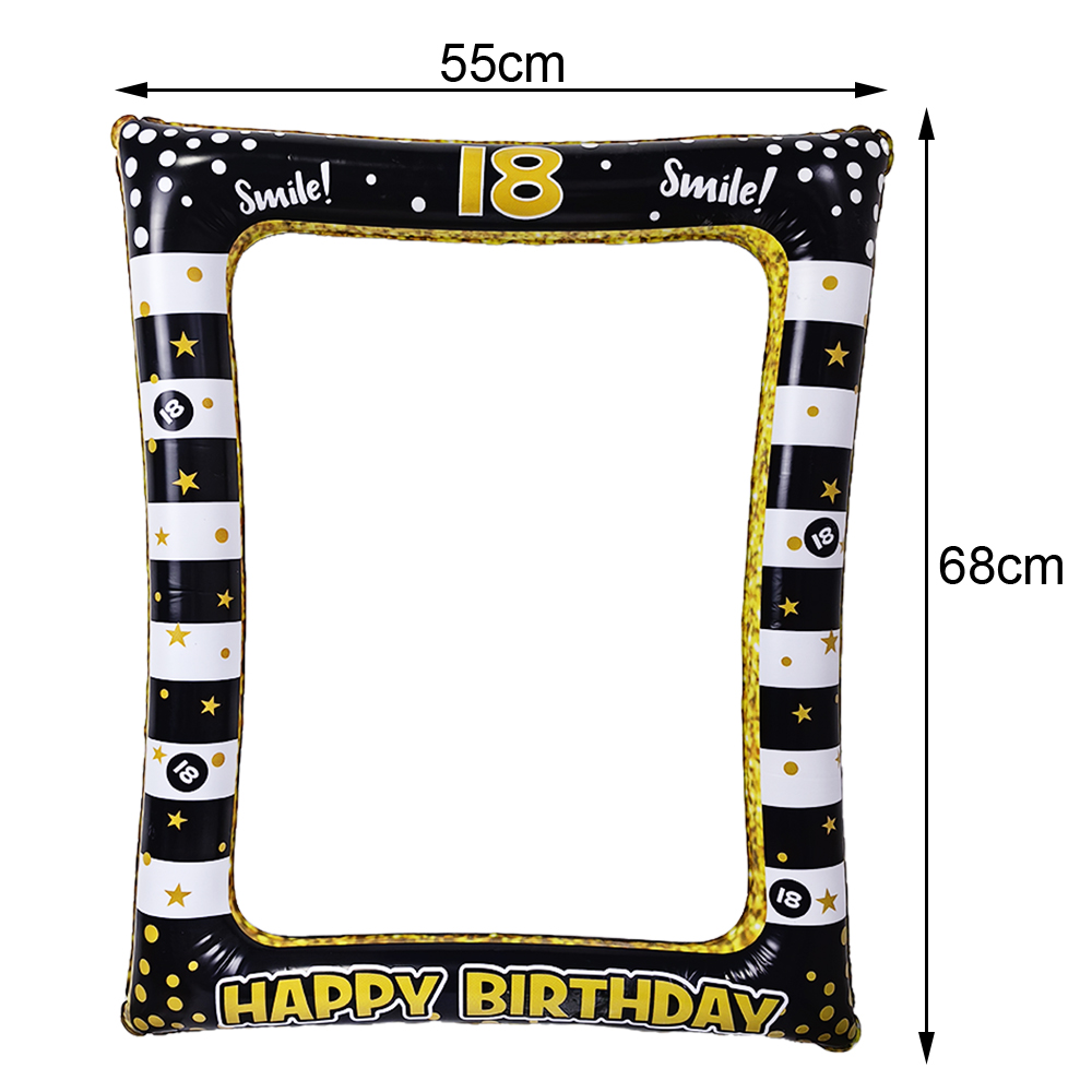 풍선 사진 액자, 18, 30, 40, 50, 60 번 - Photo Booth Frame 리뷰 및 가격
