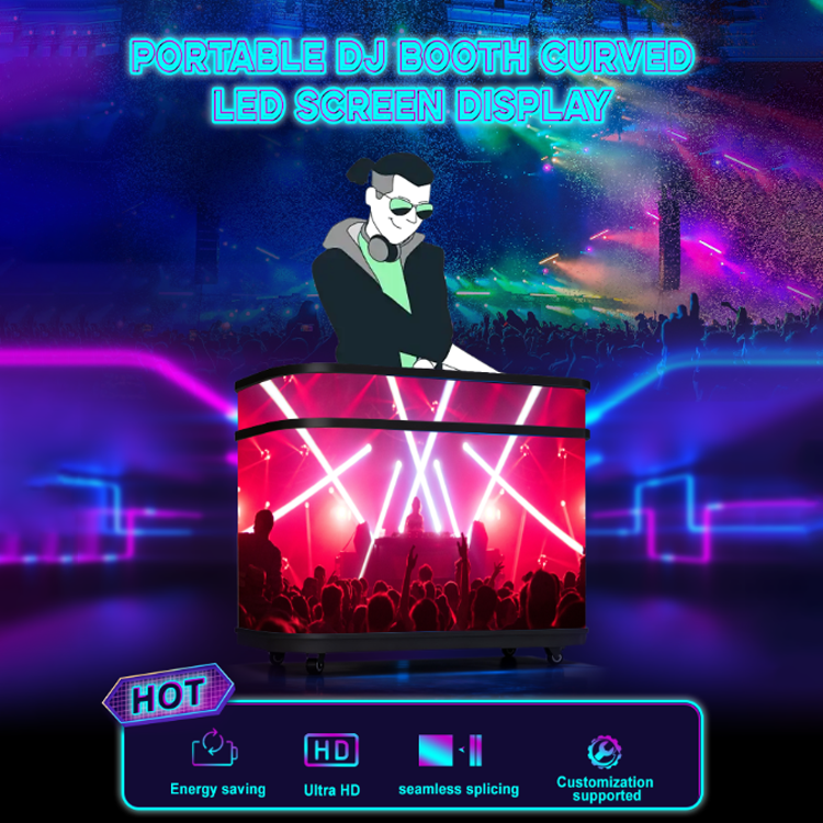 맞춤형 방수 P1.8 P2.5 DJ 부스 LED 디스플 - Event Party Dj 리뷰 및 가격