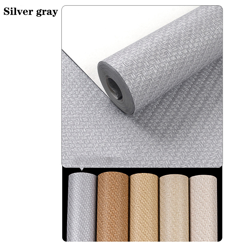 린넨 직조 벽지 비접착식 단색 질감 벽지 베이지/브라운 - Paper Straw Color 리뷰 및 가격