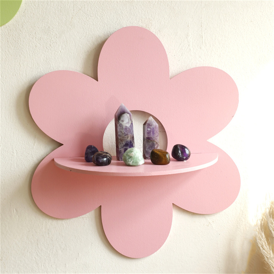 꽃 모양 벽걸이 수납함 나무 벽 장식 벽 장식품 플로팅 - Flower Wall Panel 리뷰 및 가격