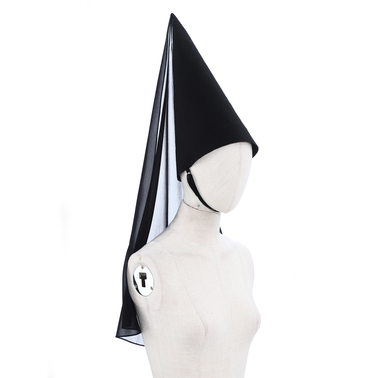 1Pcs 여성 중세 헤닌 모자, 베일 콘 포인티 파티  - Party Hat Cone 리뷰 및 가격
