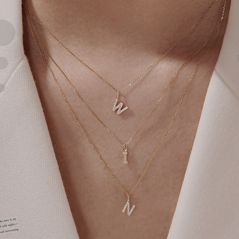Monkton S925 스털링 실버 문자 A-Z 펜던트 - Event Z 리뷰 및 가격