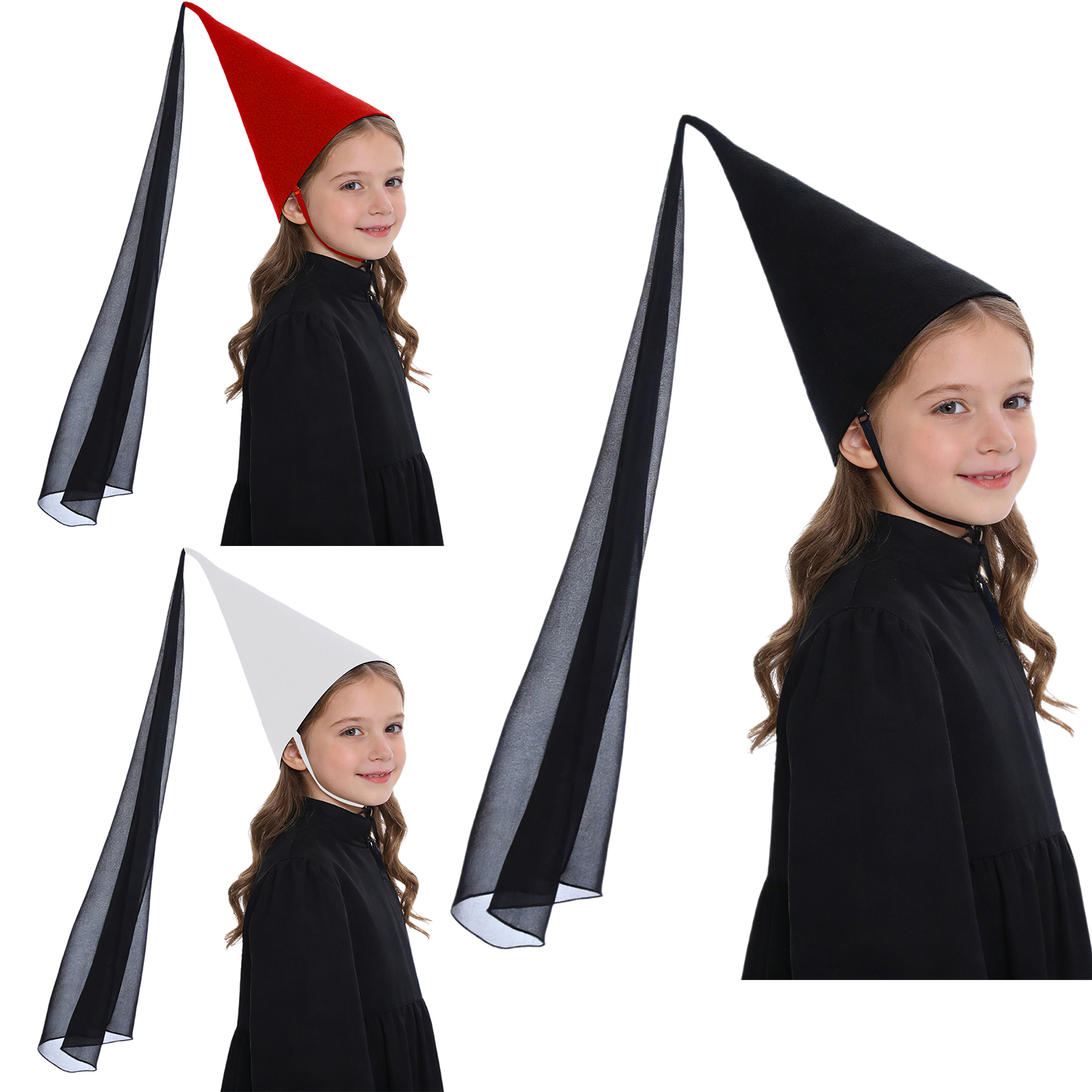 여성 중세 헤닌 파티 모자, 베일이 달린 뾰족한 모자, - Party Hat Cone 리뷰 및 가격