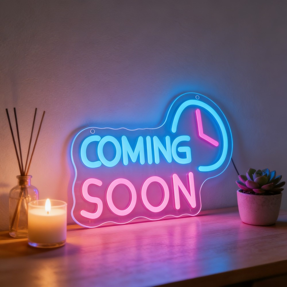 곧 출시될 네온사인 LED 조명 USB 충전식 벽 장식 - Event Launch Party 리뷰 및 가격