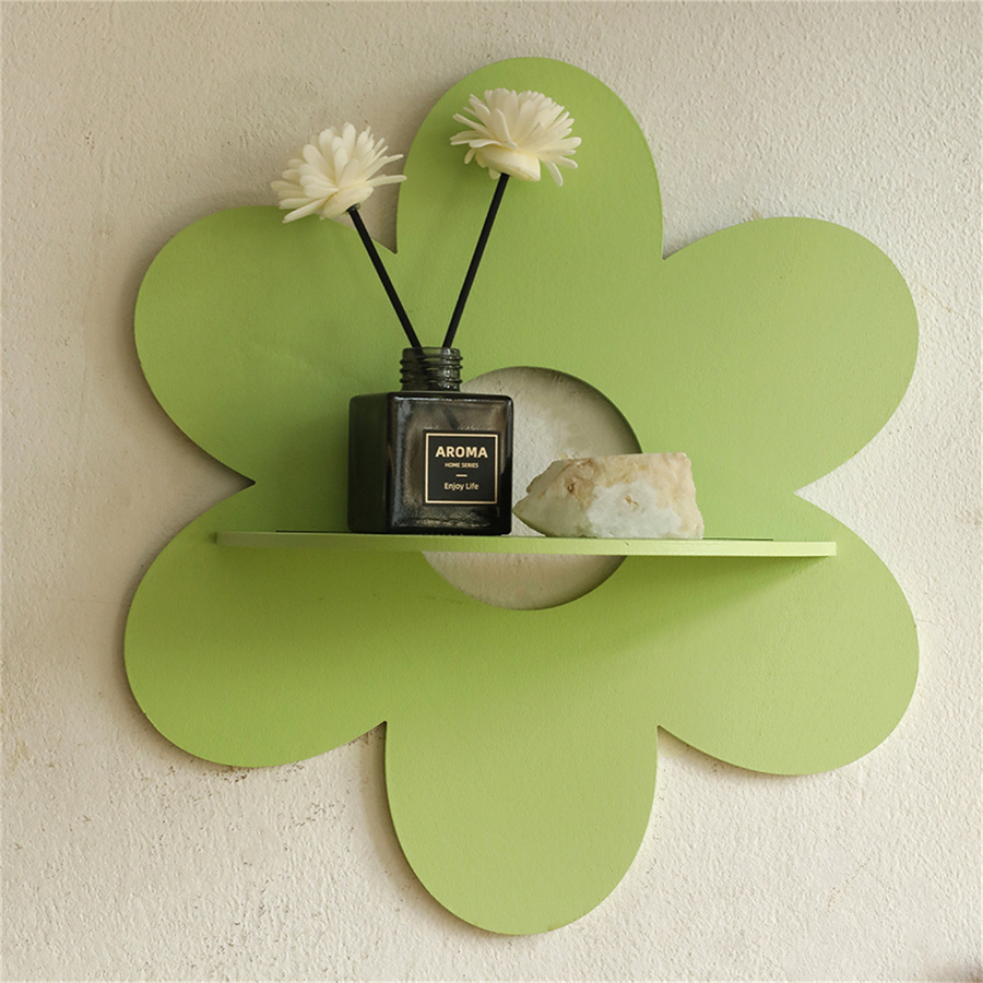 꽃 크리스탈 선반 디스플레이 Boho 부동 벽 선반 침 - Flower Wall Panel 리뷰 및 가격