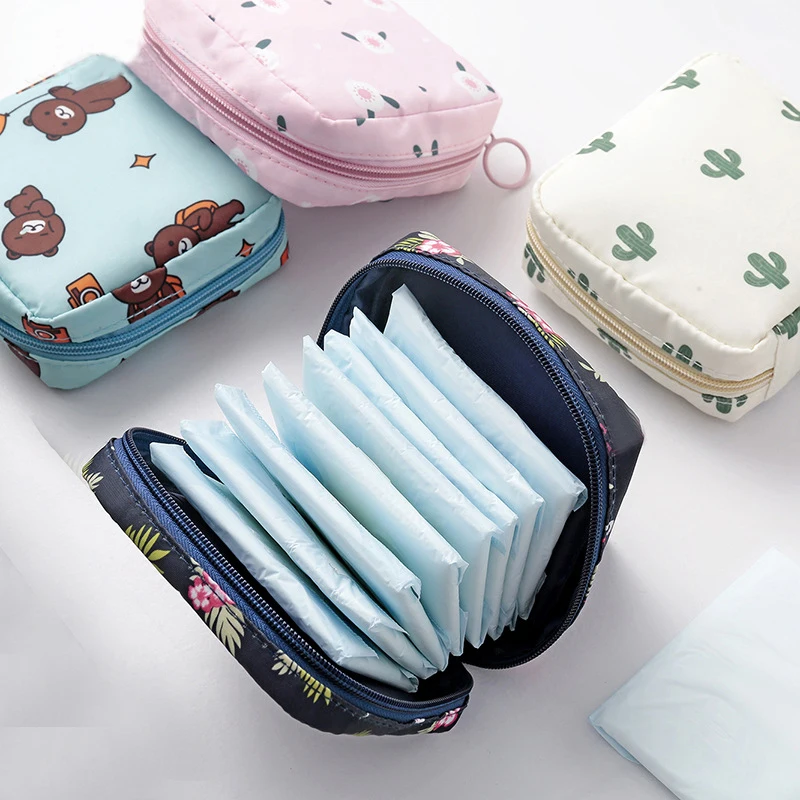 여성용 소형 화장품 가방 세트, 지퍼 여아용 미니 위생 - Napkin Folding Set 리뷰 및 가격