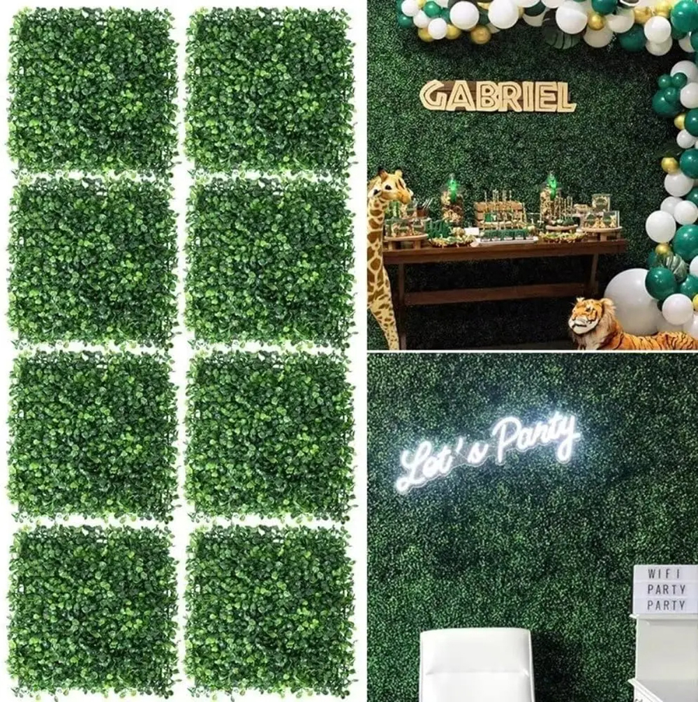 10 Pcs 25 CM 인공 유칼립투스 울타리 벽 패널 - Flower Wall Panel 리뷰 및 가격