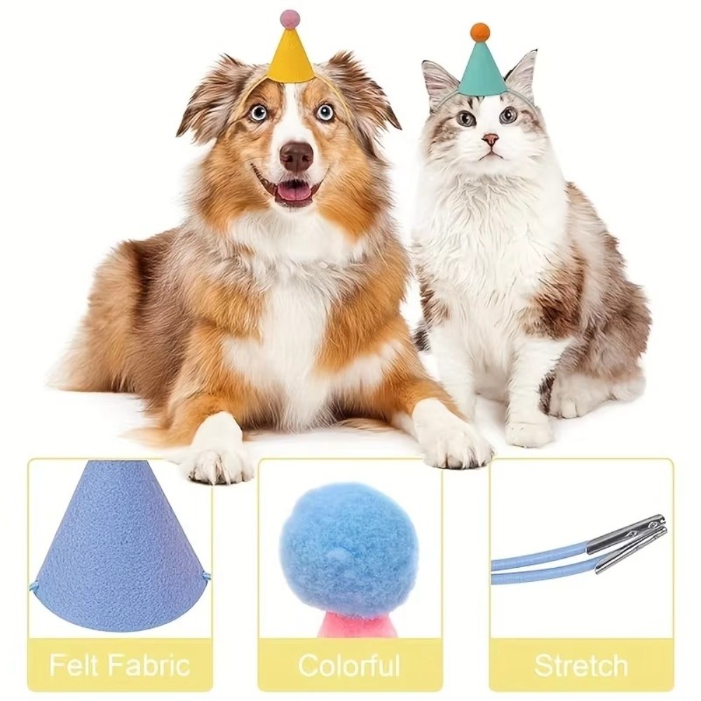 재사용 가능한 6개 세트 미니 파티 모자 가벼운 다채로 - Party Hat Cone 리뷰 및 가격