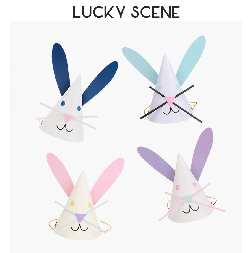 토끼 귀 생일 모자, 귀여운 토끼 생일 모자, 아기 생 - Party Hat Cone 리뷰 및 가격