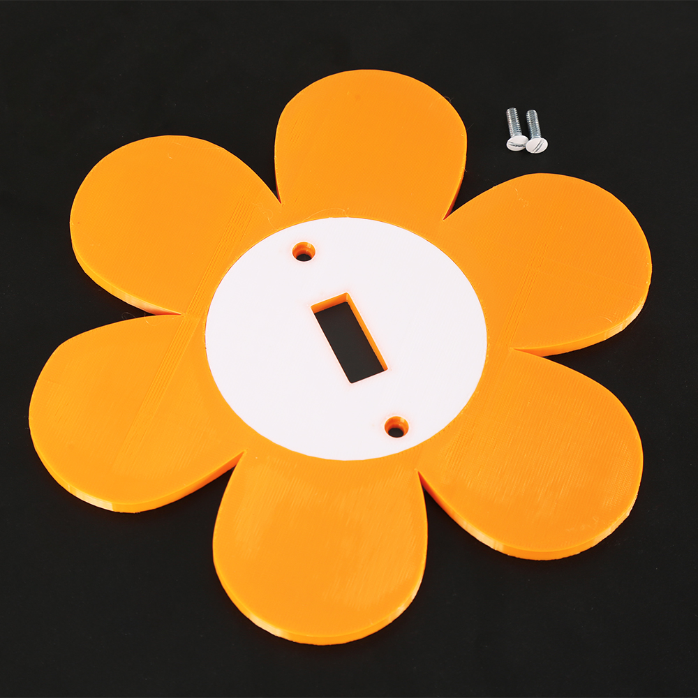 국경을 넘는 꽃 모양 스위치 패널 프레임, 밝은 노란색 - Flower Wall Panel 리뷰 및 가격