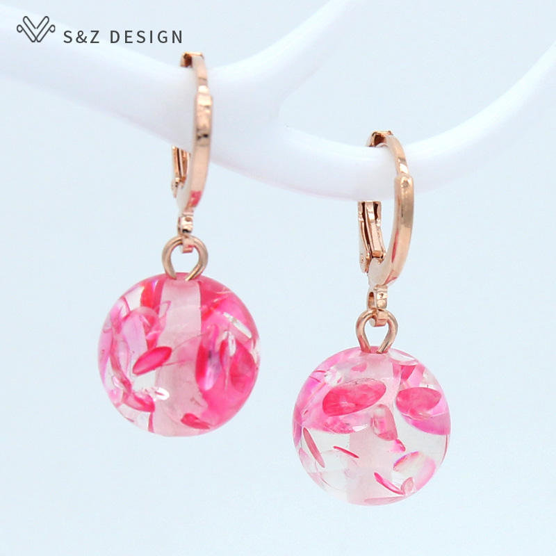 S & Z DESIGN 심플한 라운드 컬러풀 댕글 귀걸 - Event Z 리뷰 및 가격