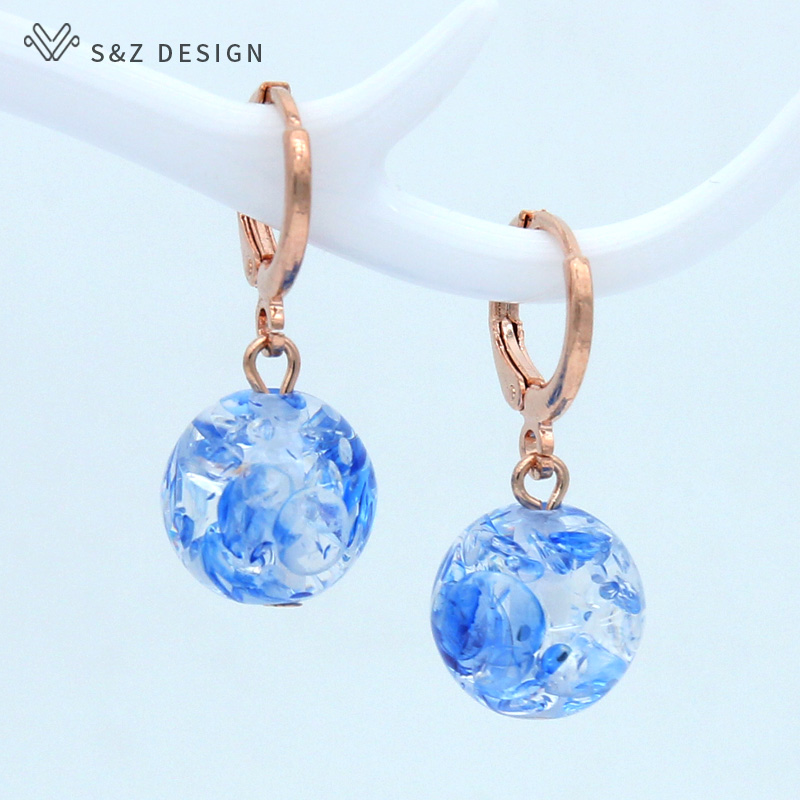 S & Z DESIGN 심플한 라운드 컬러풀 댕글 귀걸 - Event Z 리뷰 및 가격