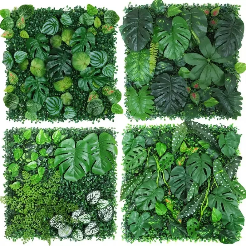 50x50cm 3D 인조 식물 패널 플라스틱 야외 녹색 - Flower Wall Panel 리뷰 및 가격