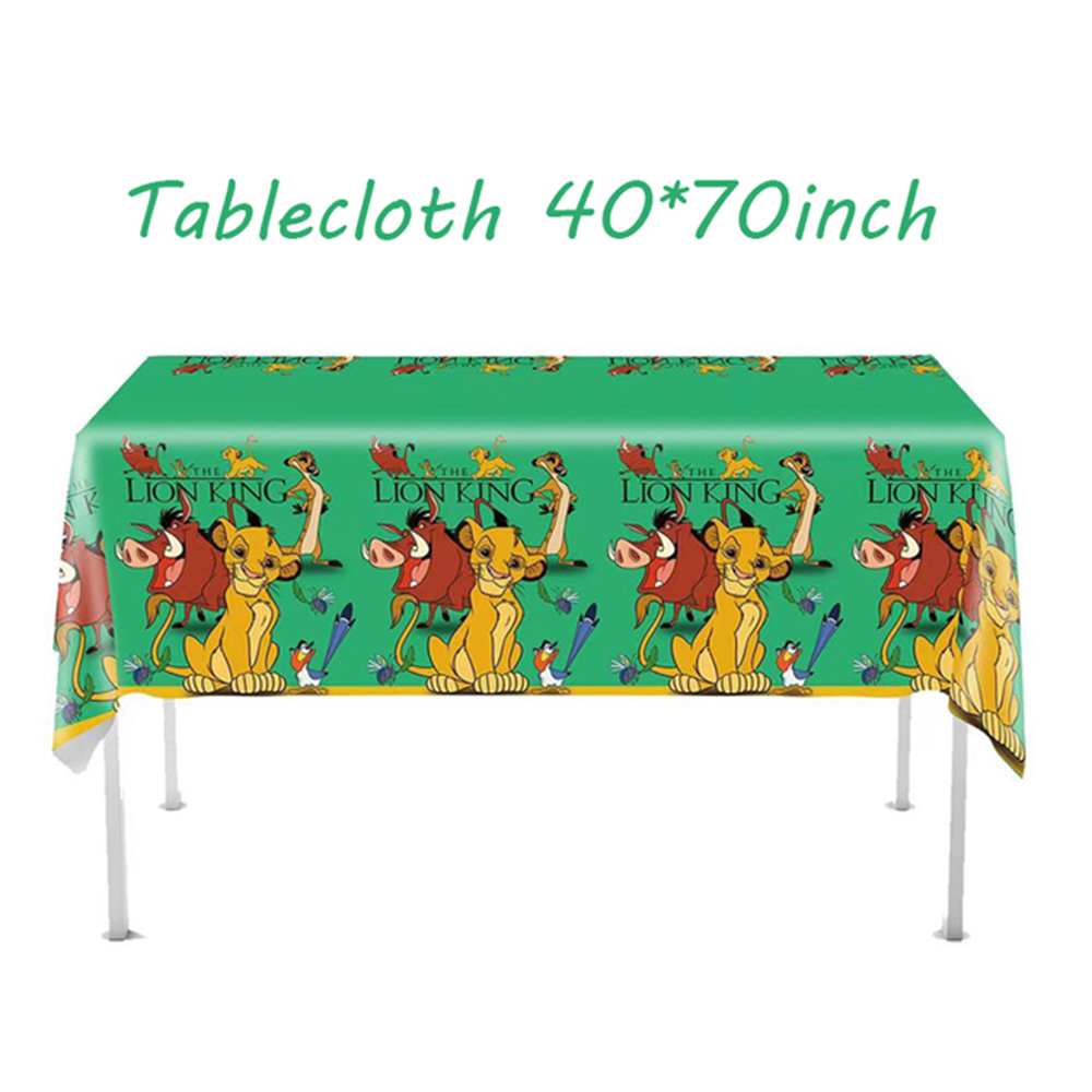 Simba 라이온 킹 식탁보 생일 파티 직사각형 테이블 - Table Cloth Disposable 리뷰 및 가격